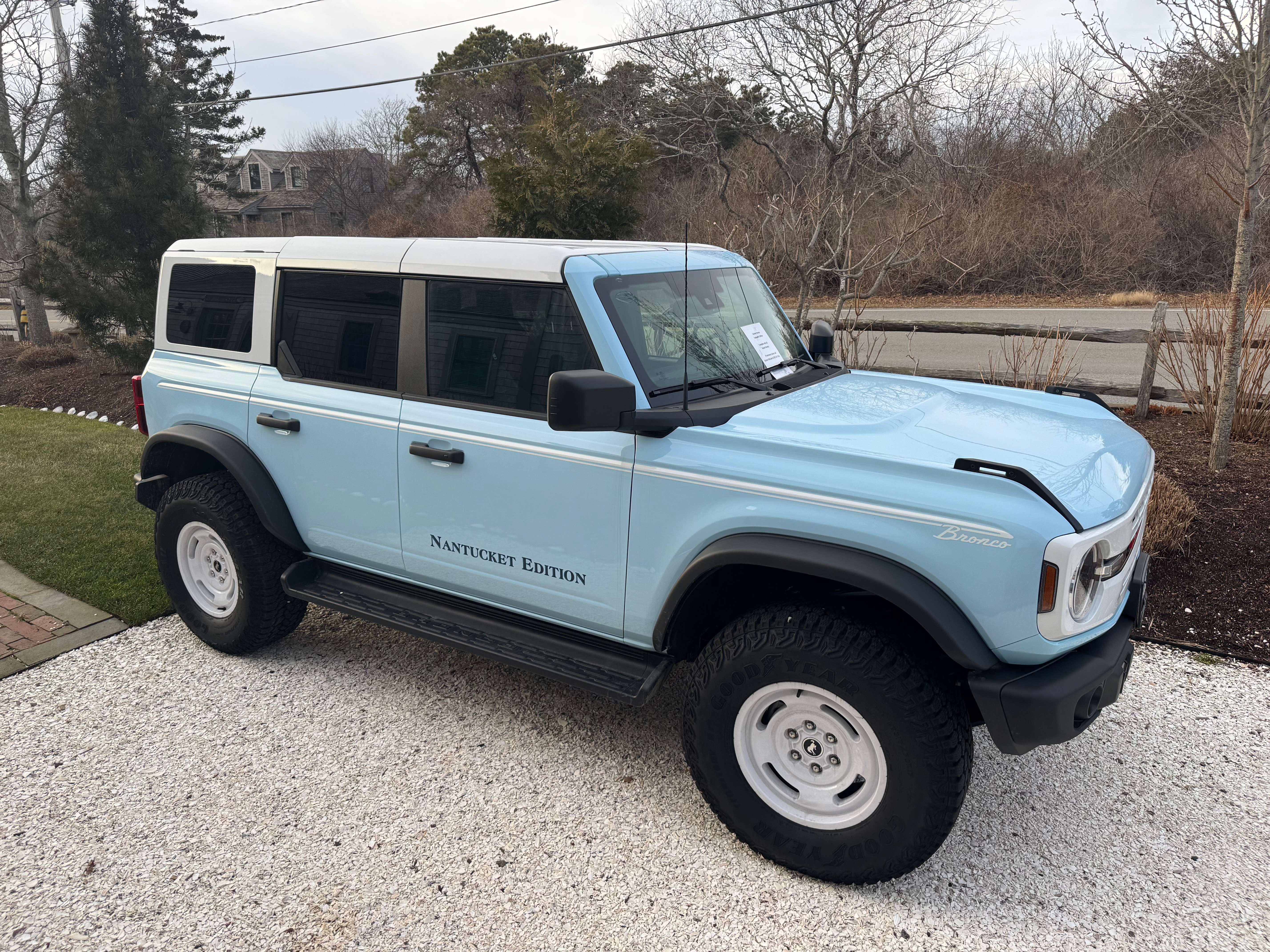 Ford Bronco Nantucket Edition passenger side view